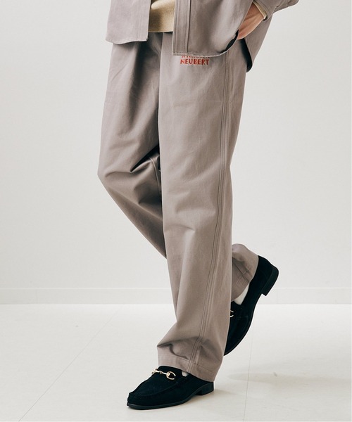 417 EDIFICE（フォーワンセブンエディフィス）の「【WILHELM NEUBERT】 イージーパンツ（チノパンツ・メンズ・ホワイト/グレー・MEDIUM/LARGE）」の3枚目の写真