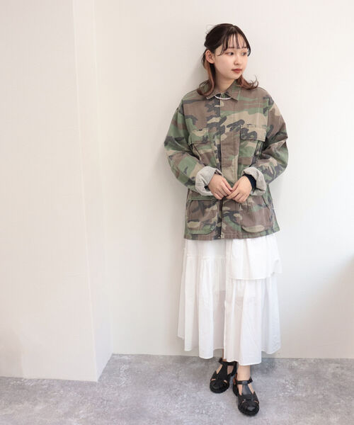ROTHCO(ロスコ)の「【ROTHCO/ロスコ】BDU SHIRTS ブルゾン(ミリタリージャケット・レディース・ブラック/グリーン系その他4・MEDIUM)」の4枚目の写真
