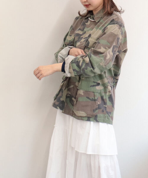 ROTHCO(ロスコ)の「【ROTHCO/ロスコ】BDU SHIRTS ブルゾン(ミリタリージャケット・レディース・ブラック/グリーン系その他4・MEDIUM)」の6枚目の写真