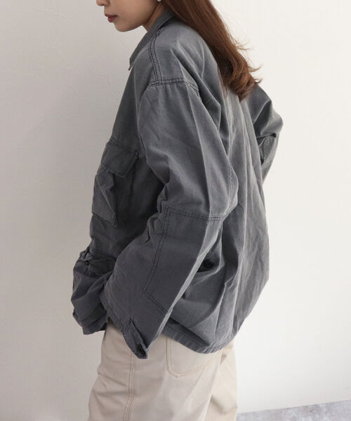 ROTHCO(ロスコ)の「【ROTHCO/ロスコ】BDU SHIRTS ブルゾン(ミリタリージャケット・レディース・ブラック/グリーン系その他4・MEDIUM)」の12枚目の写真