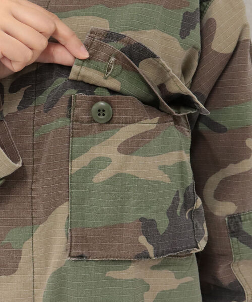 ROTHCO(ロスコ)の「【ROTHCO/ロスコ】BDU SHIRTS ブルゾン(ミリタリージャケット・レディース・ブラック/グリーン系その他4・MEDIUM)」の21枚目の写真