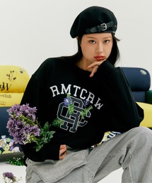 【ROMANTIC CROWN】RC LOGO SELVAS SWEAT SHIRT / ロマンティッククラウン RC ロゴ セルバス スウェットシャツ