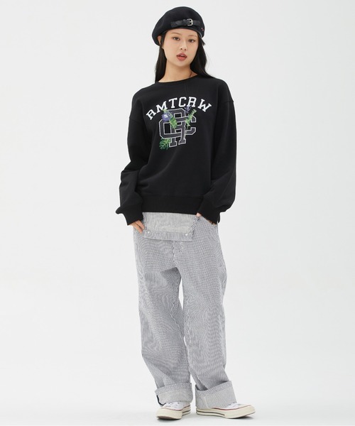 ROMANTIC CROWN】RC LOGO SELVAS SWEAT SHIRT / ロマンティック