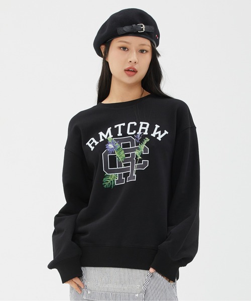 ROMANTIC CROWN】RC LOGO SELVAS SWEAT SHIRT / ロマンティック