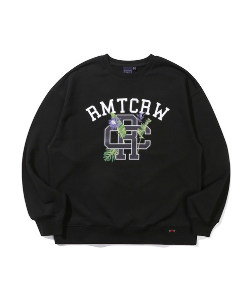 ★2022SS新作★ROMANTIC CROWN★RC LOGO SELVAS SWEAT SHIRT ROMANTIC CROWN】RC LOGO SELVAS SWEAT SHIRT / ロマンティック