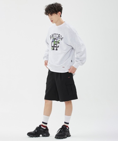 ROMANTIC CROWN(ロマンティッククラウン)の「【ROMANTIC CROWN】RC LOGO SELVAS SWEAT SHIRT / ロマンティッククラウン RC ロゴ セルバス スウェットシャツ(スウェット・メンズ・ライトグレー/ブラック・MEDIUM/LARGE/SMALL/X-LARGE)」の19枚目の写真