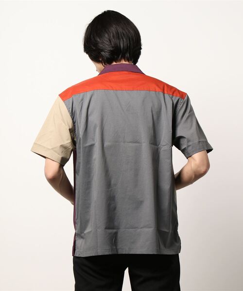 KRIFF MAYER（クリフメイヤー）の「さらさらエアー開襟半袖シャツ（シャツ/ブラウス・メンズ・その他5/ネイビー/カラフル/チャコール/キャメル・LARGE/MEDIUM/SMALL/X-LARGE）」の8枚目の写真