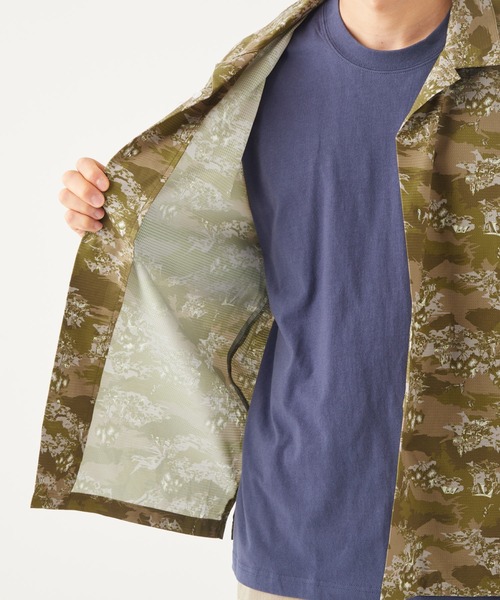 KRIFF MAYER（クリフメイヤー）の「さらさらエアー開襟半袖シャツ（シャツ/ブラウス・メンズ・その他5/ネイビー/カラフル/チャコール/キャメル・LARGE/MEDIUM/SMALL/X-LARGE）」の14枚目の写真