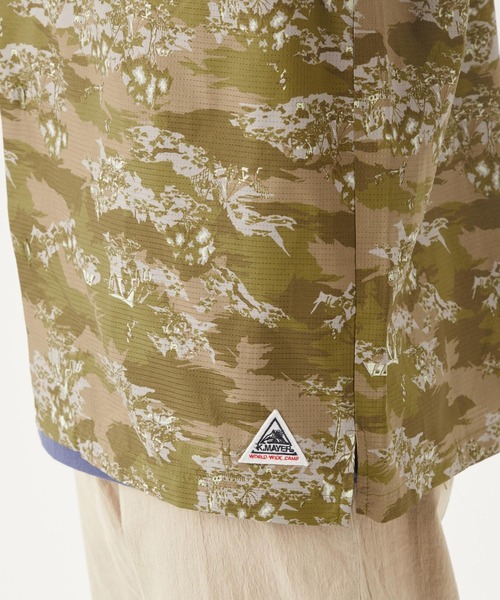 KRIFF MAYER（クリフメイヤー）の「さらさらエアー開襟半袖シャツ（シャツ/ブラウス・メンズ・その他5/ネイビー/カラフル/チャコール/キャメル・LARGE/MEDIUM/SMALL/X-LARGE）」の13枚目の写真