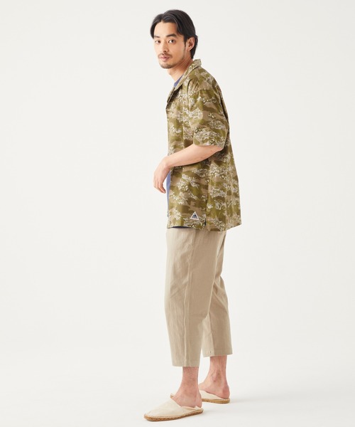 KRIFF MAYER（クリフメイヤー）の「さらさらエアー開襟半袖シャツ（シャツ/ブラウス・メンズ・その他5/ネイビー/カラフル/チャコール/キャメル・LARGE/MEDIUM/SMALL/X-LARGE）」の10枚目の写真