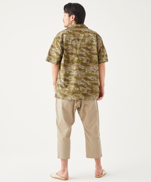 KRIFF MAYER（クリフメイヤー）の「さらさらエアー開襟半袖シャツ（シャツ/ブラウス・メンズ・その他5/ネイビー/カラフル/チャコール/キャメル・LARGE/MEDIUM/SMALL/X-LARGE）」の9枚目の写真