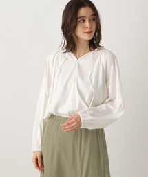 LEPSIM | ギャザーVネックブラウス　259277(シャツ/ブラウス)