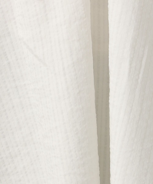 LEPSIM（レプシィム）の「ギャザーVネックブラウス　259277（シャツ/ブラウス・レディース・オフホワイト/ピンク/ブルー・FREE）」の5枚目の写真