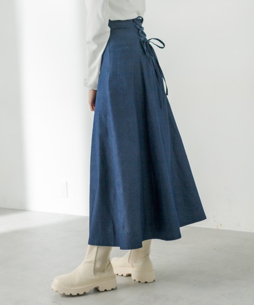 大きいサイズ、OLIVE des OLIVE、フレアスカート OLIVE des OLIVE（オリーブデオリーブ）の「【WEB限定カラー有