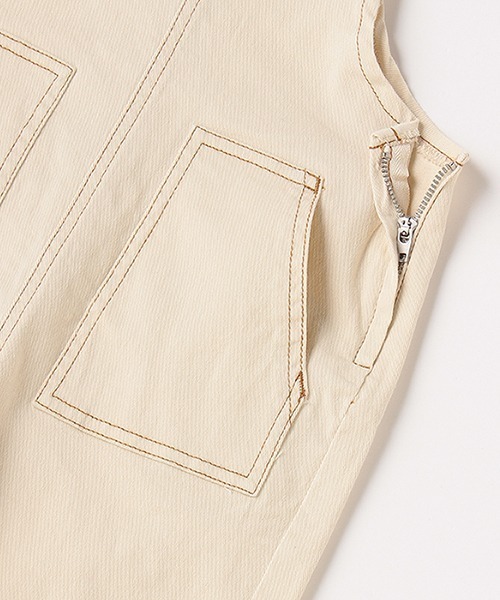 petit main(プティマイン)の「サロペット(サロペット/オーバーオール・キッズ・アイボリー/ブルー・100cm/120cm/130cm/90cm/110cm)」の8枚目の写真