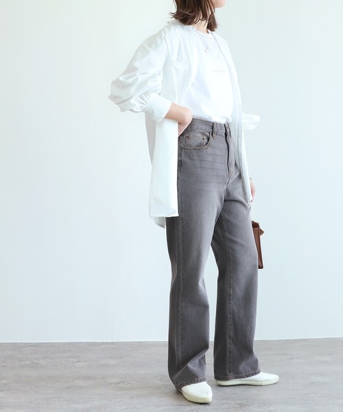 reca（レカ）の「美シルエットストレートデニムパンツ（デニムパンツ・レディース・グレー/ブルー/インディゴブルー・M/L）」の11枚目の写真