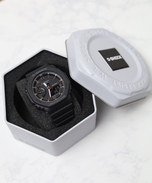 G-SHOCK(ジーショック)の「/G-SHOCK/ANADIGI Octagon MIDサイズ【海外モデル】(アナログ腕時計・メンズ・ホワイト/ブラック・FREE)」の1枚目の写真