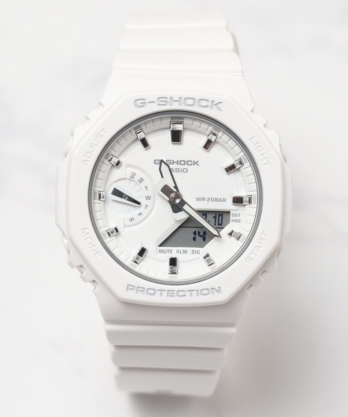 G-SHOCK(ジーショック)の「/G-SHOCK/ANADIGI Octagon MIDサイズ【海外モデル】(アナログ腕時計・メンズ・ホワイト/ブラック・FREE)」の3枚目の写真