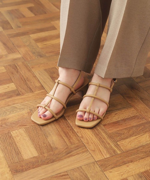 SENSE OF PLACE by URBAN RESEARCH(センスオブプレイスバイアーバンリサーチ)の「コードバックストラップサンダル(サンダル・レディース・ホワイト/ブラック/ベージュ・SMALL/MEDIUM/LARGE)」の4枚目の写真