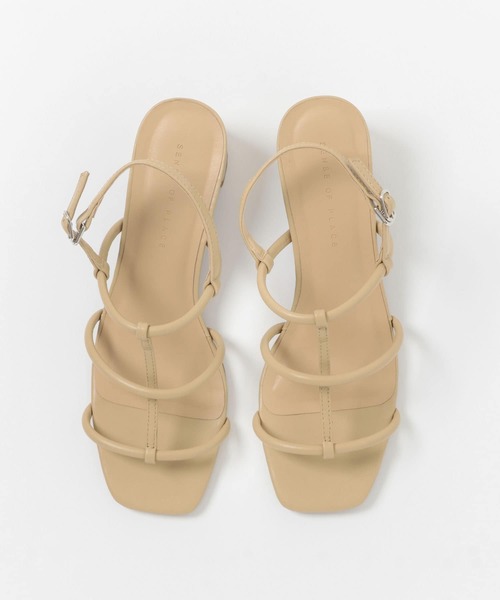 SENSE OF PLACE by URBAN RESEARCH(センスオブプレイスバイアーバンリサーチ)の「コードバックストラップサンダル(サンダル・レディース・ホワイト/ブラック/ベージュ・SMALL/MEDIUM/LARGE)」の8枚目の写真