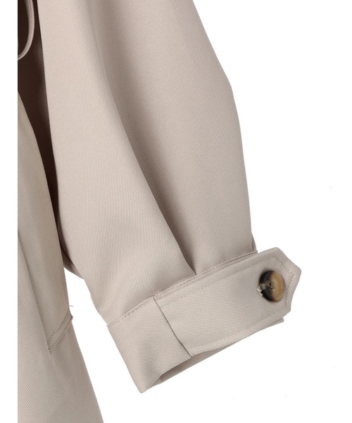 DURAS（デュラス）の「２ＷＡＹカラートレンチコート（トレンチコート・レディース・ベージュ/アイボリー・FREE）」の14枚目の写真