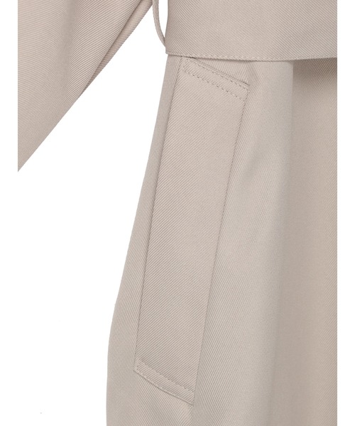 DURAS（デュラス）の「２ＷＡＹカラートレンチコート（トレンチコート・レディース・ベージュ/アイボリー・FREE）」の17枚目の写真