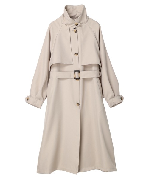 DURAS（デュラス）の「２ＷＡＹカラートレンチコート（トレンチコート・レディース・ベージュ/アイボリー・FREE）」の11枚目の写真