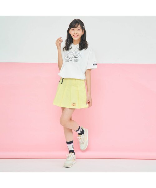 algy（アルジー）の「オーロラパッチプリーツスカート（スカート・キッズ・ピンク/サックスブルー/ミント/イエロー・XXX-SMALL/SMALL/X-SMALL/MEDIUM/XX-SMALL）」の11枚目の写真