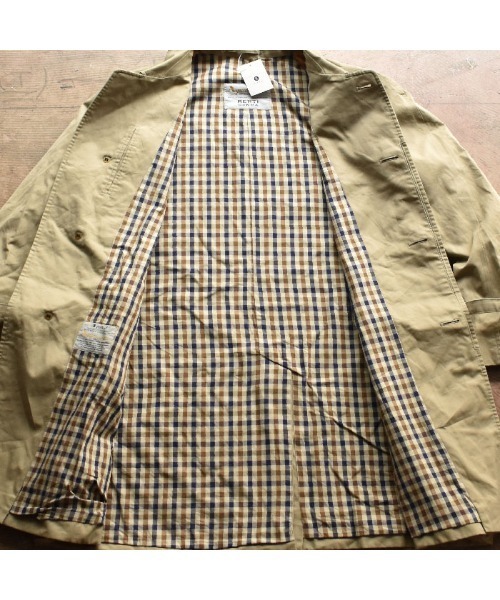 Aquascutum（アクアスキュータム）の「【ヴィンテージ古着】70's Aquascutum/アクアスキュータム エクスクルーシブ ステンカラーコート（ステンカラーコート・メンズ・ベージュ・LARGE）」の7枚目の写真