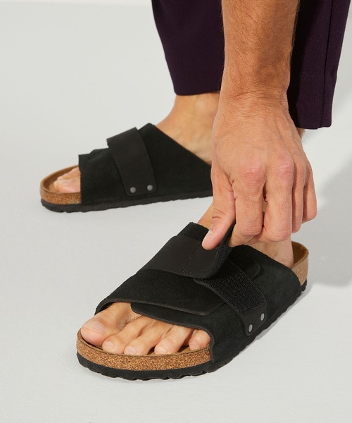 BIRKENSTOCK（ビルケンシュトック）の「BIRKENSTOCK Kyoto VL (1022350)（サンダル・メンズ・ブラック・42/43/41/40）」の7枚目の写真