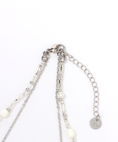 niko and...（ニコアンド）の「ビーズ2連ネックレス（ネックレス・レディース・グレー/イエロー・0）」の5枚目の写真