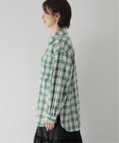 Spick &amp; Span - 【2点おまとめ】スピックアンドスパン　チェック柄シャツ＆ウエストリボンブラウス 楽天市場】チェックシャツ（ブランドスピック＆スパン）（シャツ