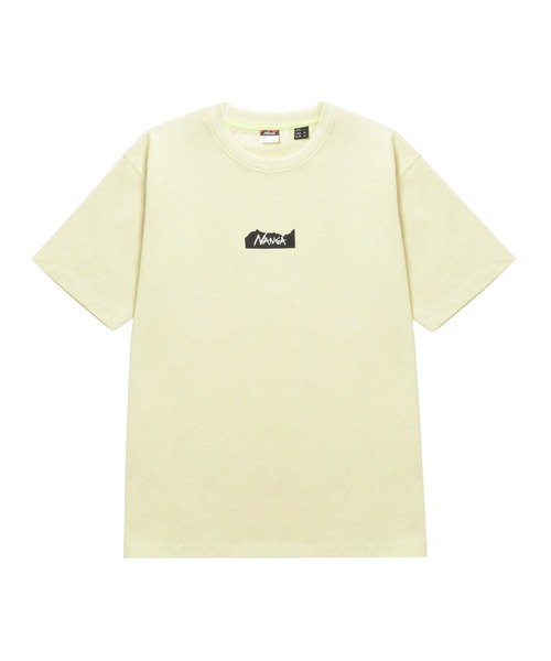 NANGA（ナンガ）の「ECO HYBRID MT LOGO TEE / エコハイブリッド MTロゴティー（Tシャツ/カットソー・メンズ・ホワイト/ブラック/グレー/ネイビー/キャメル/イエロー/サーモンピンク・M/L/XL/S）」の5枚目の写真