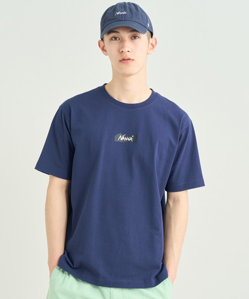 NANGA(ナンガ)の「ECO HYBRID MT LOGO TEE / エコハイブリッド MTロゴティー(Tシャツ/カットソー・メンズ・ホワイト/ブラック/グレー/ネイビー/キャメル/イエロー/サーモンピンク/ダークネイビー/レッド系その他・M/L/XL/S)」の5枚目の写真