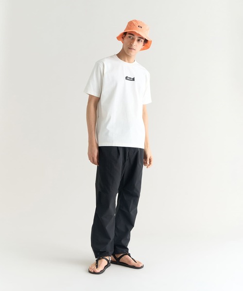 NANGA（ナンガ）の「ECO HYBRID MT LOGO TEE / エコハイブリッド MTロゴティー（Tシャツ/カットソー・メンズ・ホワイト/ブラック/グレー/ネイビー/キャメル/イエロー/サーモンピンク・M/L/XL/S）」の9枚目の写真