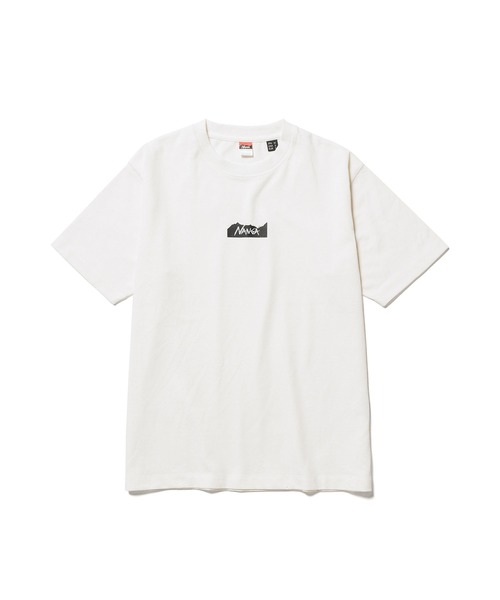 NANGA（ナンガ）の「ECO HYBRID MT LOGO TEE / エコハイブリッド MTロゴティー（Tシャツ/カットソー・メンズ・ホワイト/ブラック/グレー/ネイビー/キャメル/イエロー/サーモンピンク・M/L/XL/S）」の20枚目の写真