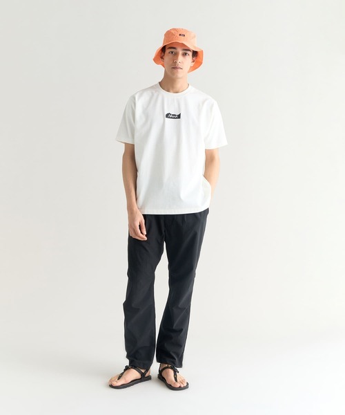 NANGA（ナンガ）の「ECO HYBRID MT LOGO TEE / エコハイブリッド MTロゴティー（Tシャツ/カットソー・メンズ・ホワイト/ブラック/グレー/ネイビー/キャメル/イエロー/サーモンピンク・M/L/XL/S）」の22枚目の写真