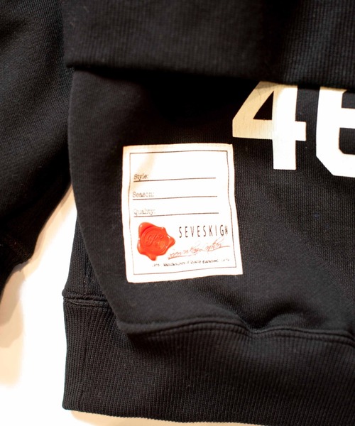 SEVESKIG(セヴシグ)の「SEVESKIG/セブシグ/セヴシグ/"The Origin" PO Sweat Shirt(スウェット・メンズ・ブラック/グレー・SMALL/MEDIUM/LARGE/X-LARGE)」の8枚目の写真