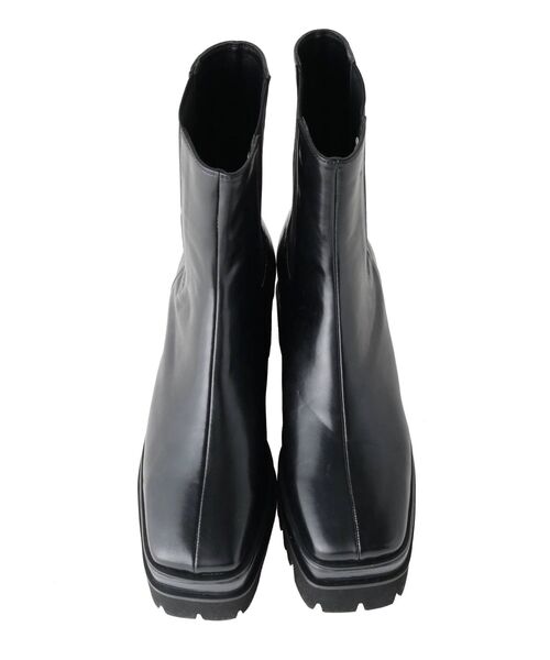 EVRIS（エヴリス）の「サイドゴアブーツ（ブーツ・レディース・ブラック・MEDIUM/LARGE/SMALL）」の7枚目の写真