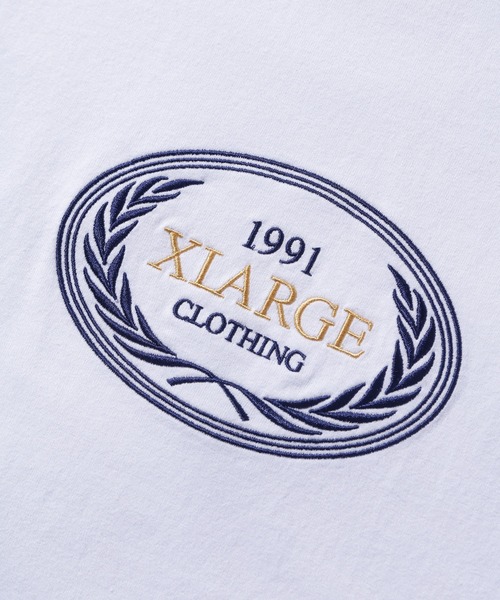 XLARGE(エクストララージ)の「LAUREL S/S TEE(Tシャツ/カットソー・メンズ・ブラック/ホワイト/ネイビー・M/L/XL/S)」の6枚目の写真