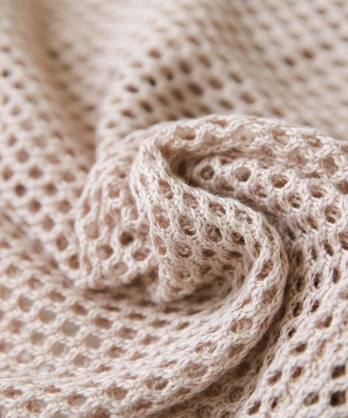 osharewalker（オシャレウォーカー）の「【廃盤】『メッシュ編み2wayロングニットベスト』（ベスト・レディース・ブラック/ベージュ・FREE）」の17枚目の写真