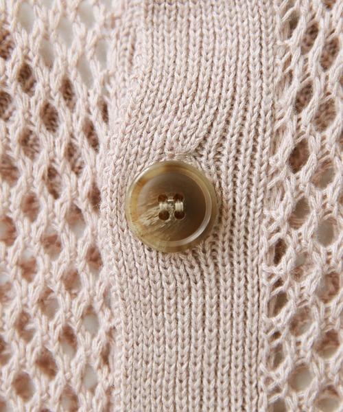 osharewalker（オシャレウォーカー）の「【廃盤】『メッシュ編み2wayロングニットベスト』（ベスト・レディース・ブラック/ベージュ・FREE）」の22枚目の写真