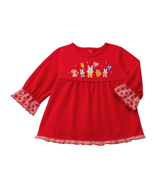 MIKI HOUSE（ミキハウス）の「うさこ8分袖Tシャツ（Tシャツ
