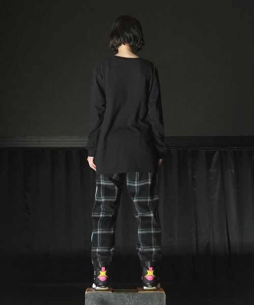 STORAMA（ストラマ）の「Wool check line pants（その他パンツ・メンズ・ブラック/グレー・S/M）」の5枚目の写真