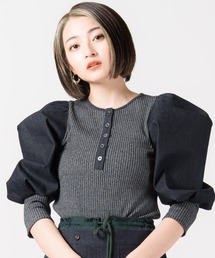 LAYMEE | Denim CS / デニムカットソー(Tシャツ/カットソー)