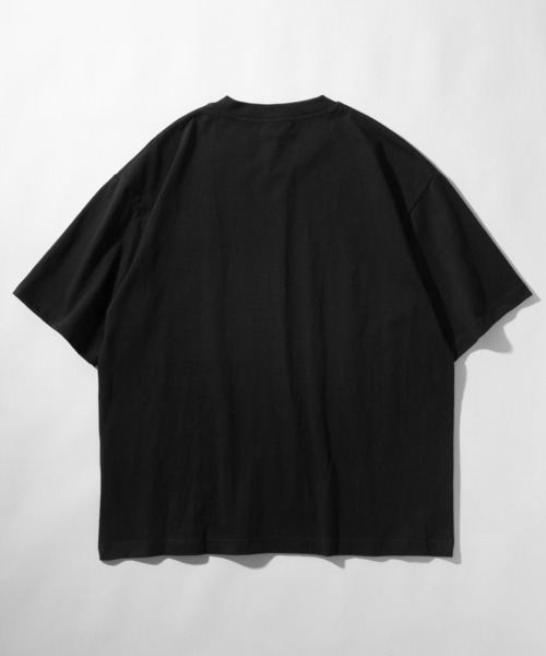 FIRST DOWN(ファーストダウン)の「【FIRST DOWN/ファーストダウン】ビッグシルエット ワンポイント ブランドロゴ刺繍 半袖Tシャツ(Tシャツ/カットソー・メンズ・ホワイト/ブラック・M/L/XL)」の11枚目の写真
