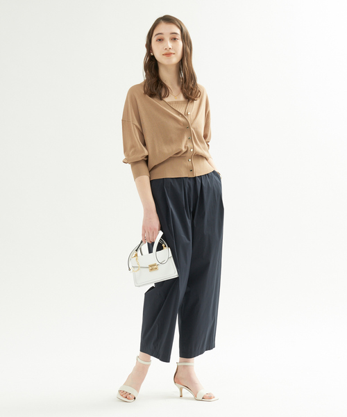 Rouge vif（ルージュヴィフ）の「イージーワイドパンツ（その他パンツ・レディース・ベージュ/レッド/ネイビー/ピンク/ブラウン/ブラック・36/38）」の21枚目の写真