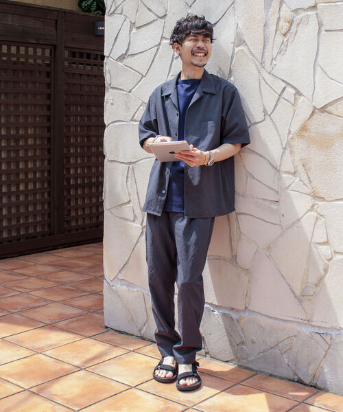 GLOSTER（グロスター）の「【GLOSTER/グロスター】EVALET QUICK DRY イージーパンツ（その他パンツ・メンズ・チャコールグレー/ベージュ/ネイビー・MEDIUM/LARGE/S）」の7枚目の写真