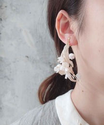 m.soeur | スズランレースの片耳イヤリング＊(イヤリング)