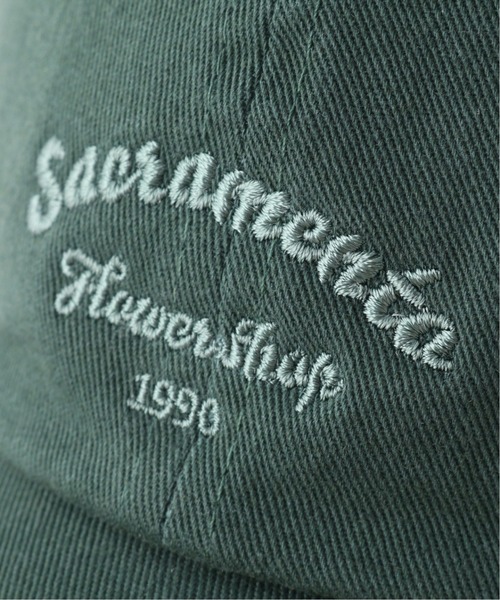 B.C STOCK（ベーセーストック）の「《追加》Embroidery Cap（キャップ・レディース・チャコールグレー/ベージュ/グリーン/イエロー・FREE）」の20枚目の写真